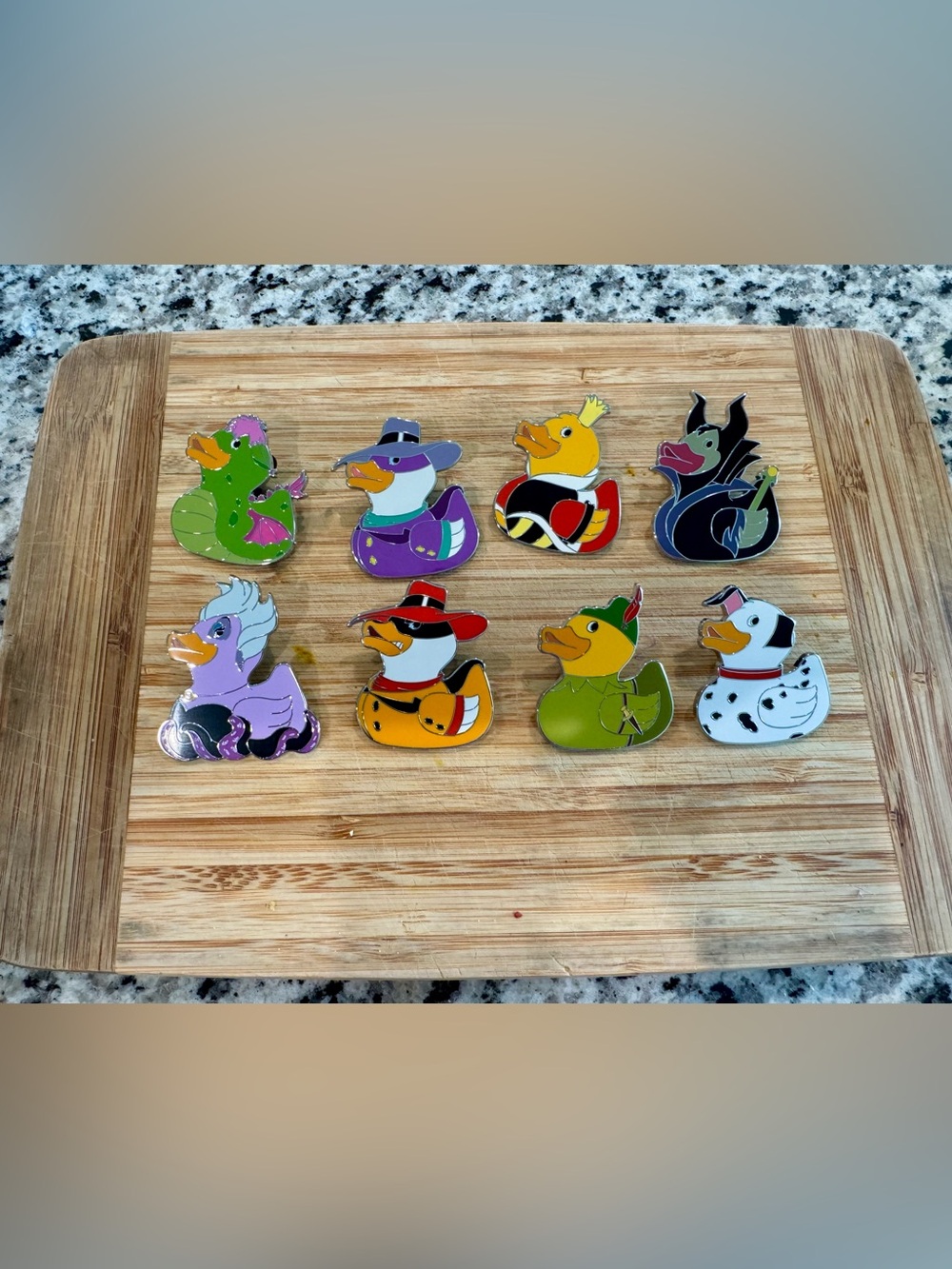Assorted Disney Novelty Rubber Duck Enamel Pins